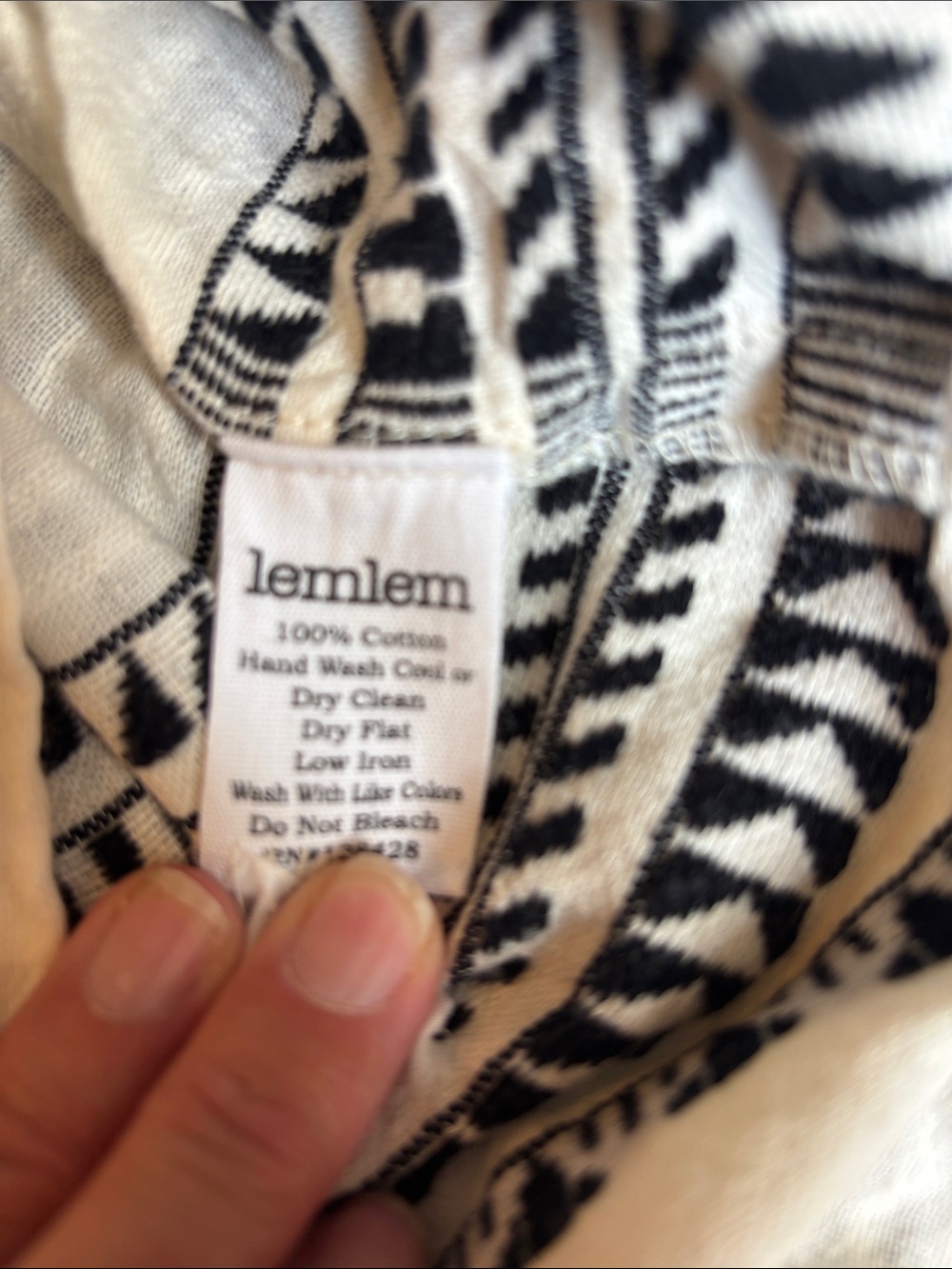 Lemlem Hannah Flutter Dress with Black Embroidered Trim - Picture 4 of 6